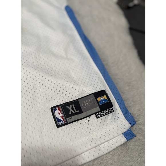 Carmelo Anthony Jersey Youth XL Denver Nuggets Reebok Authentics +2 White - Picture 8 of 9